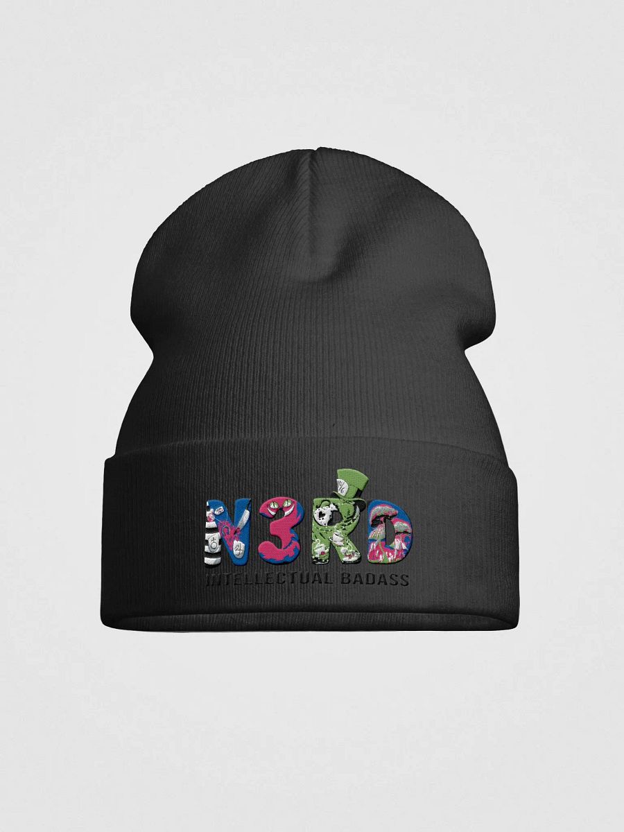 Dark Alice Embroidery Beanie product image (1)