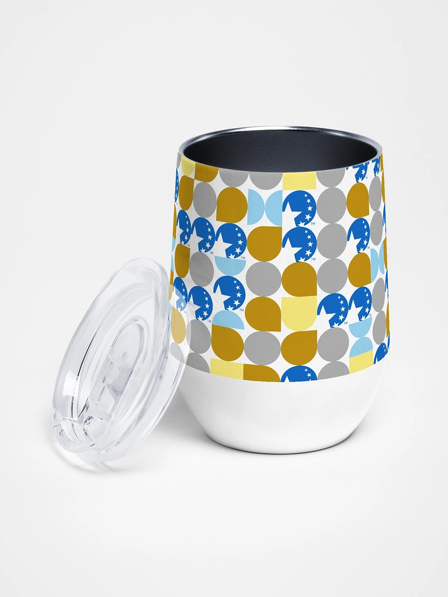 Tumbler with Lid featuring Icon Pattern product image (2)