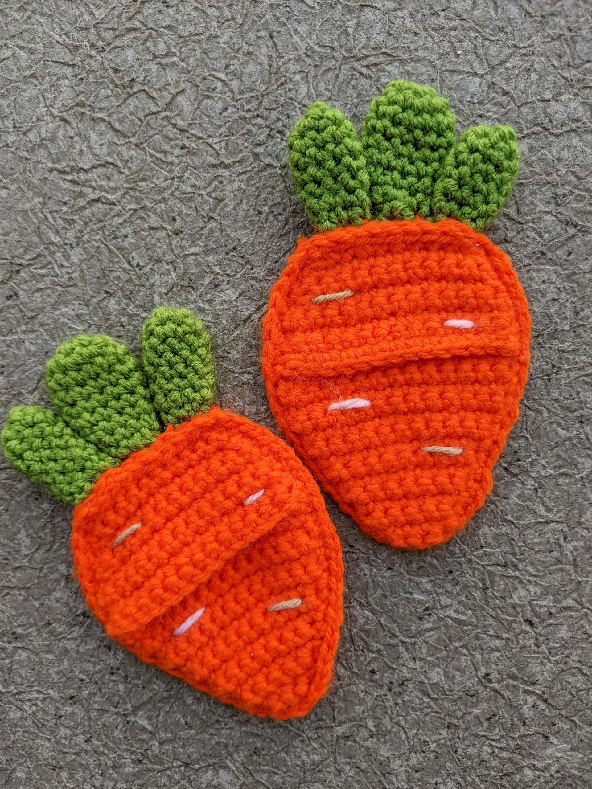 Crochet Carrot Treats Pocket Pattern product image (2)