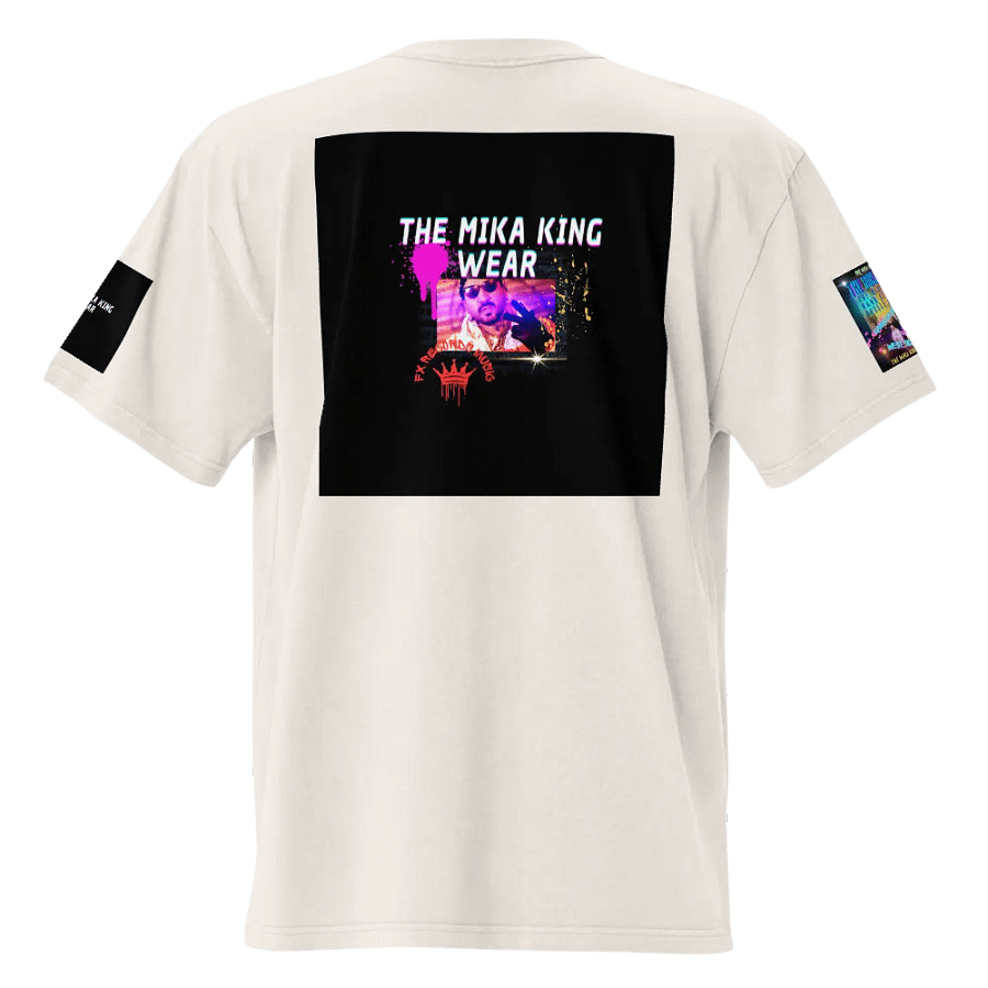 Camiseta premium de peso pesado para hombre de Cotton Heritage tHE mIKA kING Desing Model Gang Street Hussle Gang product image (3)