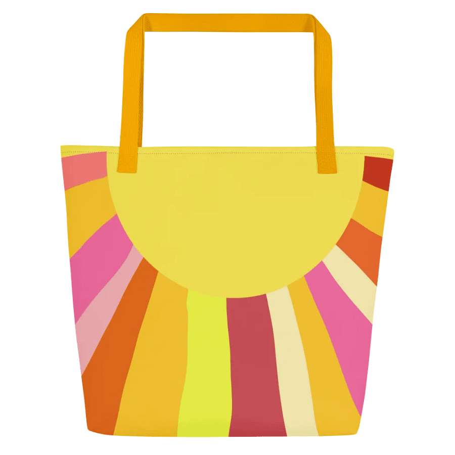 Colorful Sunshine Beach Tote product image (3)