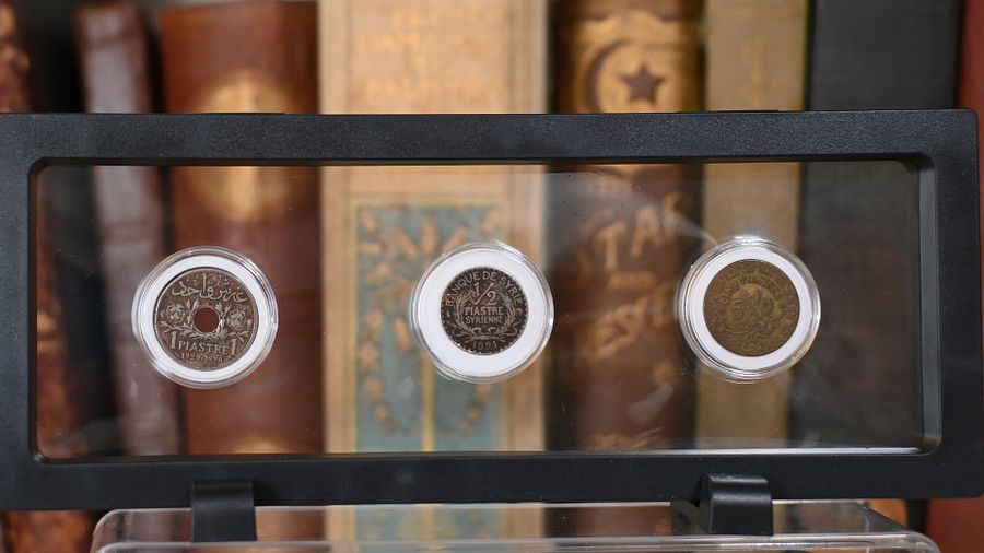 مجموعة عملات معدنية سورية نادرة1 - 1921 product image (2)