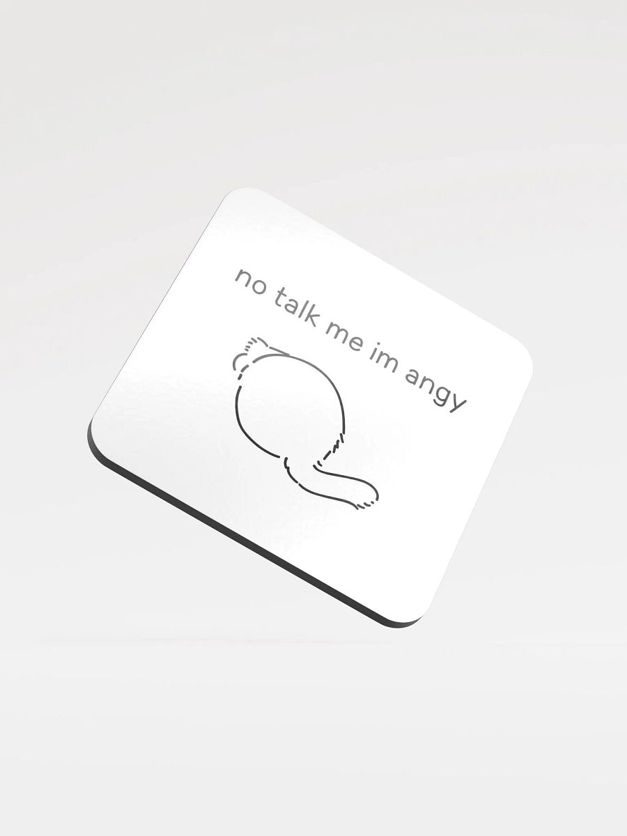 No Talk Manul Angy - Coaster product image (1)