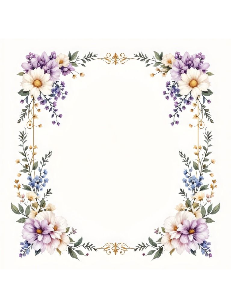 20 Elegant Floral Frames and Borders Clipart Designs, Decorative Frames Set, Floral Illustrations, Soft Pastel Floral Clipart product image (2)