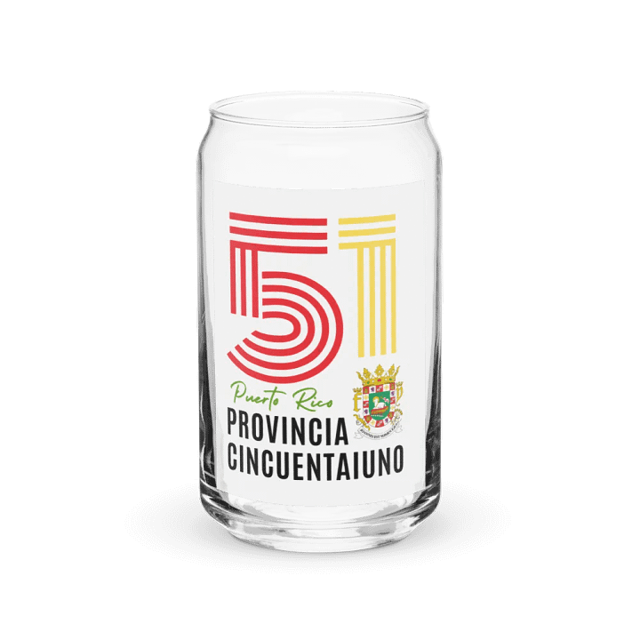 Vaso de cristal - Provincia 51 Puerto Rico España product image (1)