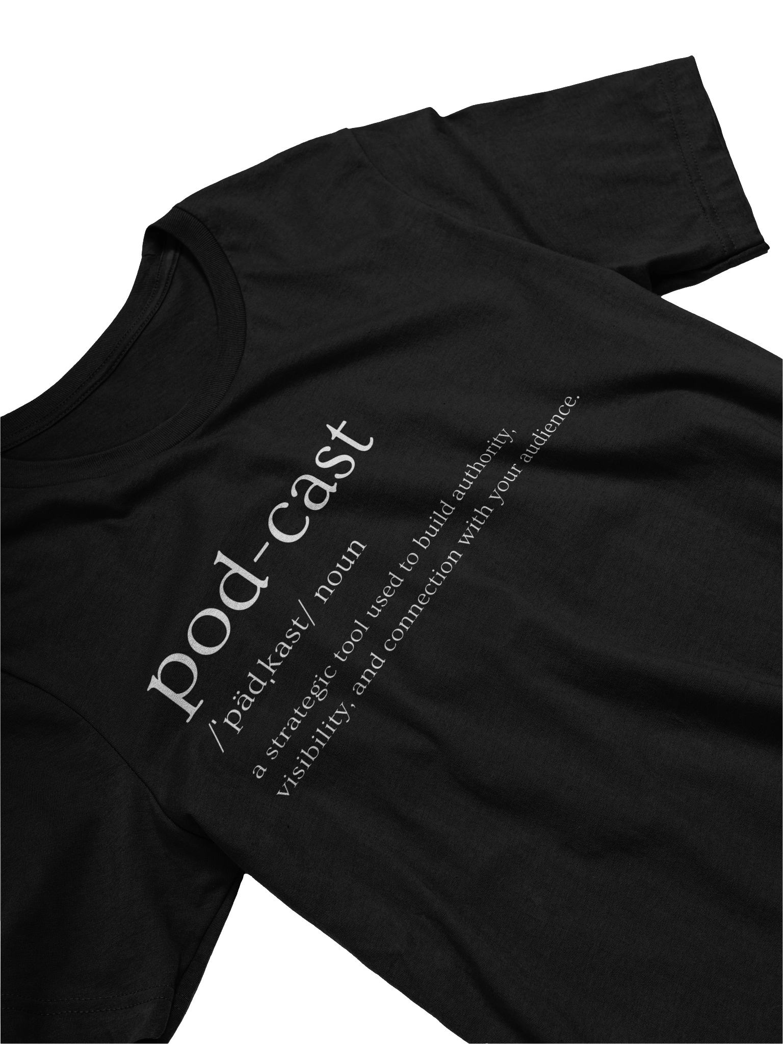 podcast shirt - strategic tool product image (2)