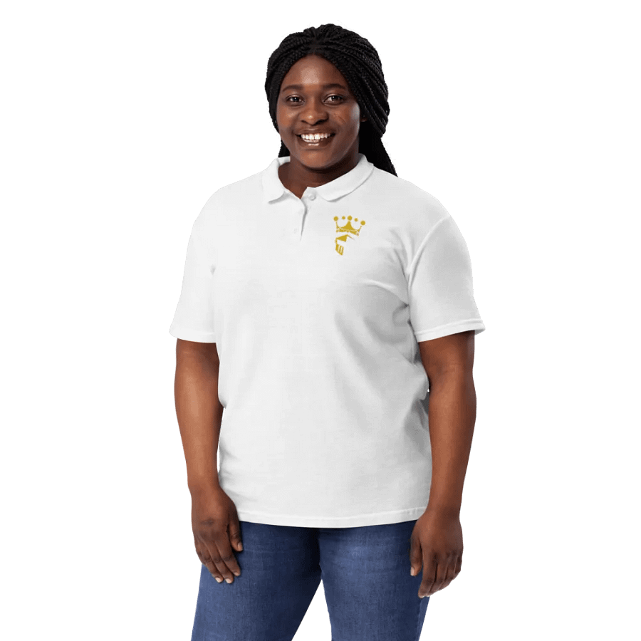 King and crown embroider womens polo product image (48)