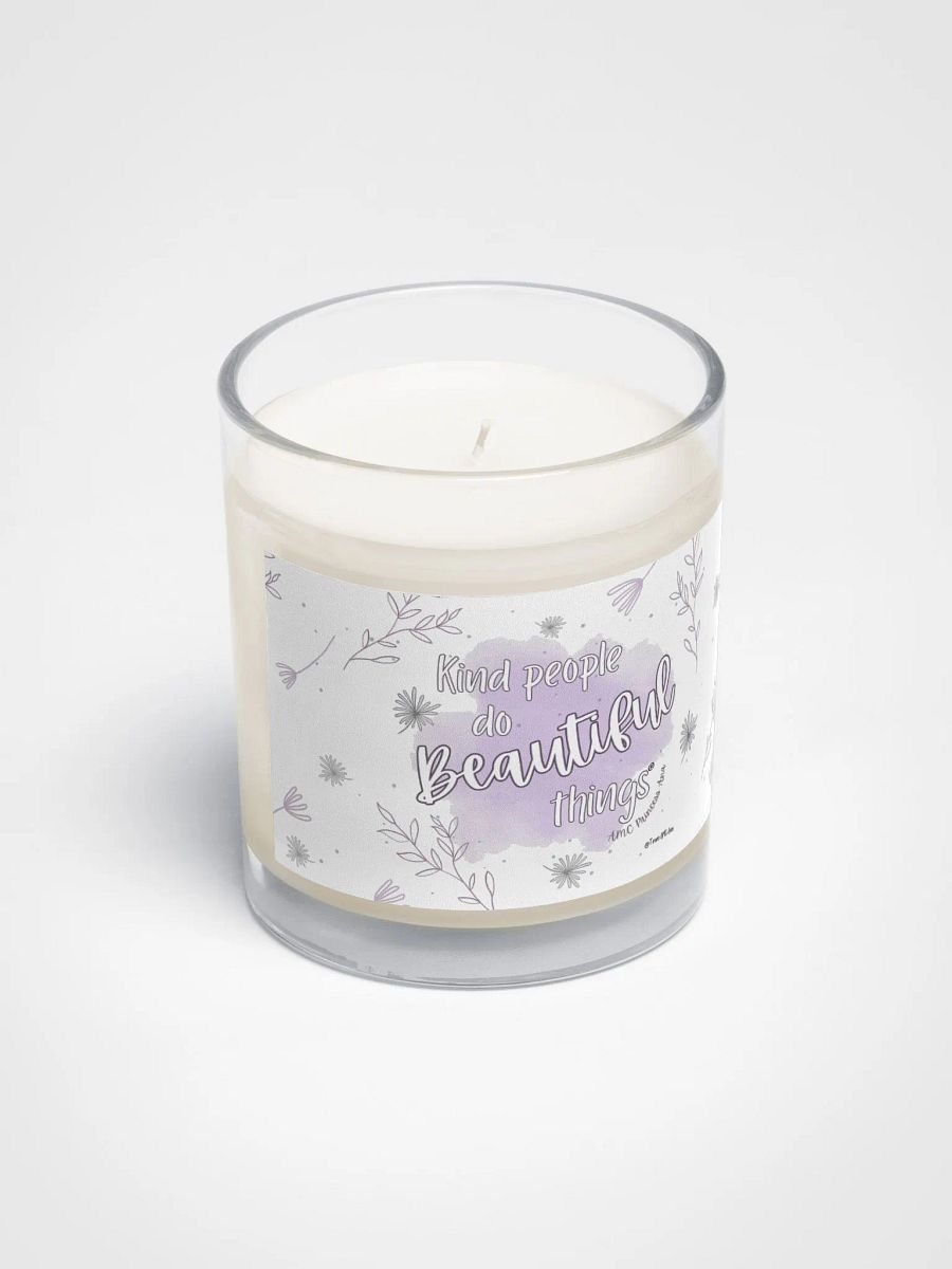 KPDBT - White/Purple candle product image (2)