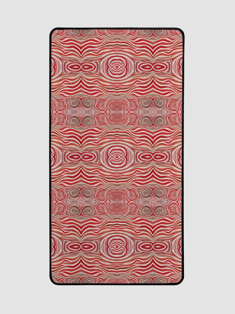Funky Red Liquid Explosion Tie-Dye Desk Mat product image (3)