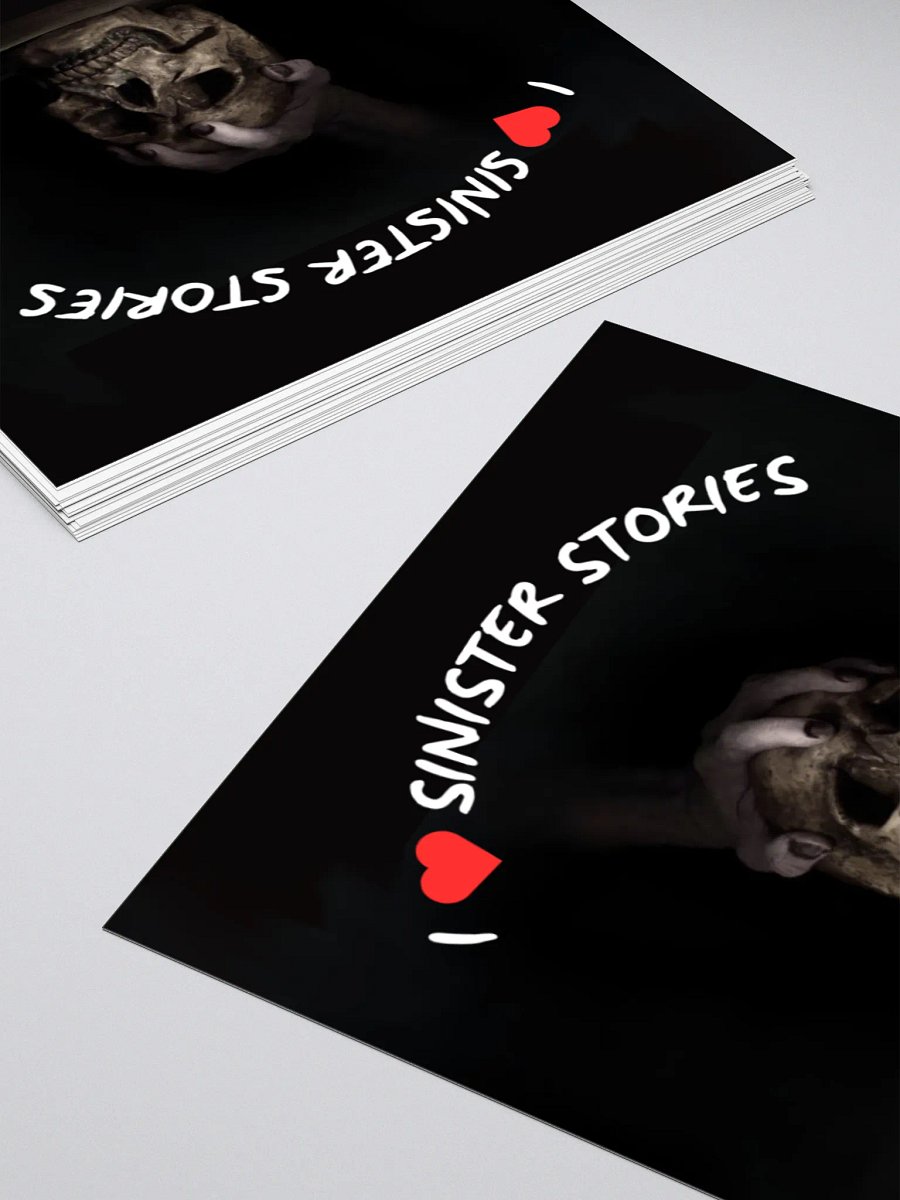 Sinister Skull Grip Sticker – Blackout Edition product image (16)