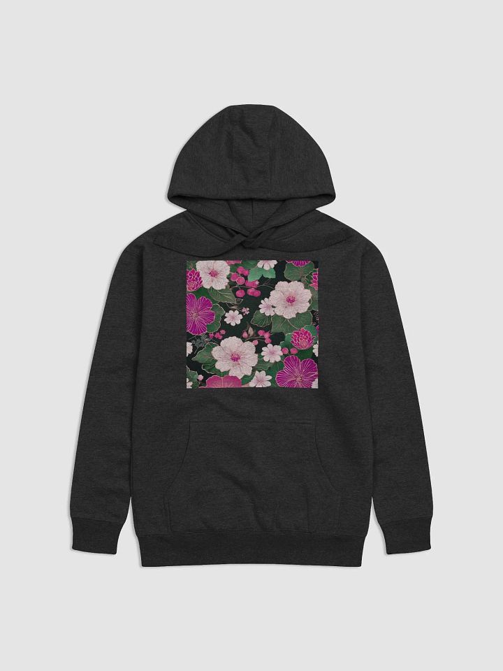 Hoodie Unisex Japanese Flowers Eight product image (1)