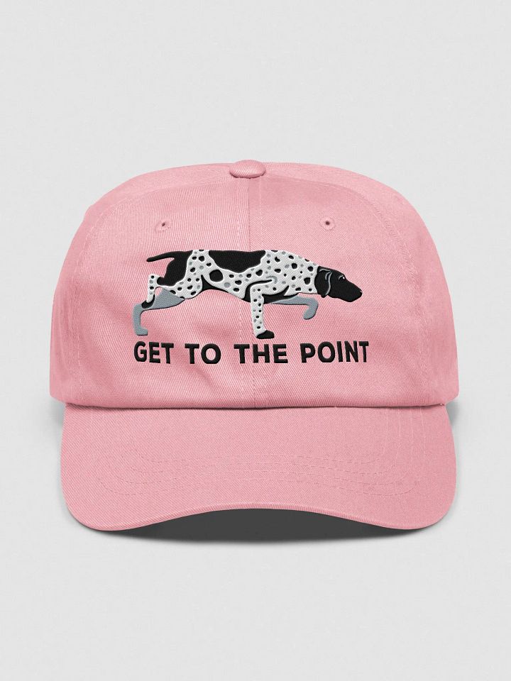 Get to the Point Classic Dad Hat(Embroidered) of a German Shorthaired Pointer(Black Roan) product image (25)