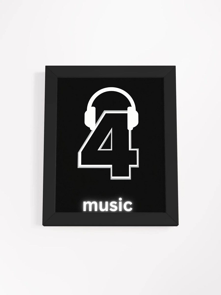 Melodic Number 4 Framed Poster product image (6)