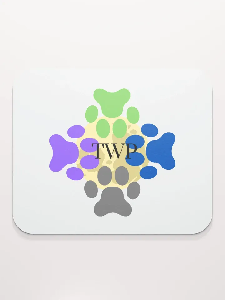 The Wolf Pack Paw Logo Mousepad product image (2)