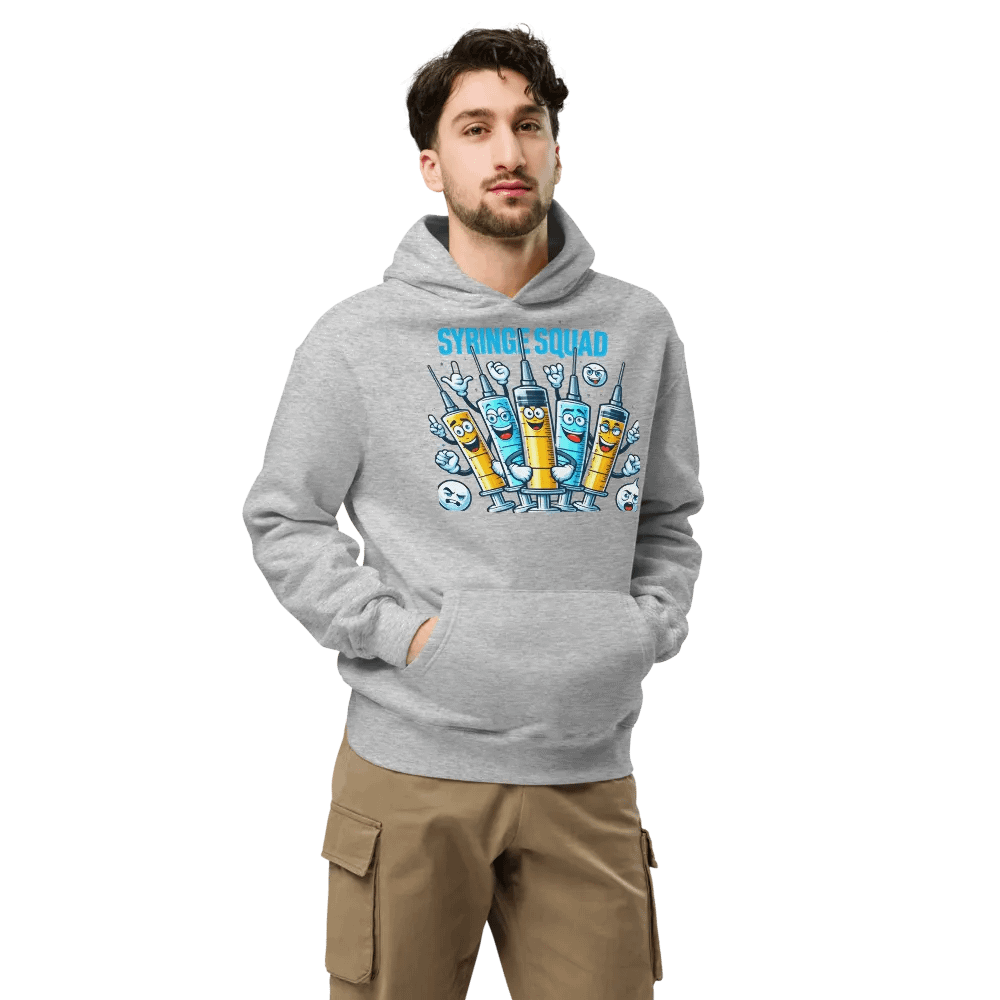 Syringe Squad Cartoon Oversized Hoodie product image (27)