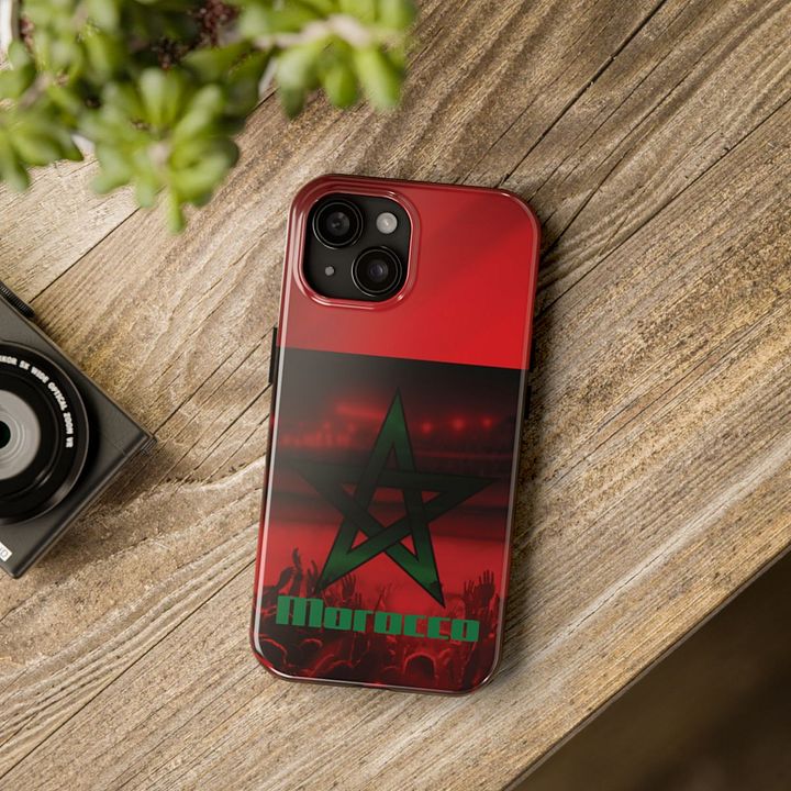 احمي هاتفك بأسلوب مخصص علم المغرب مع غطاء الهاتف القوي هذا product image (1)