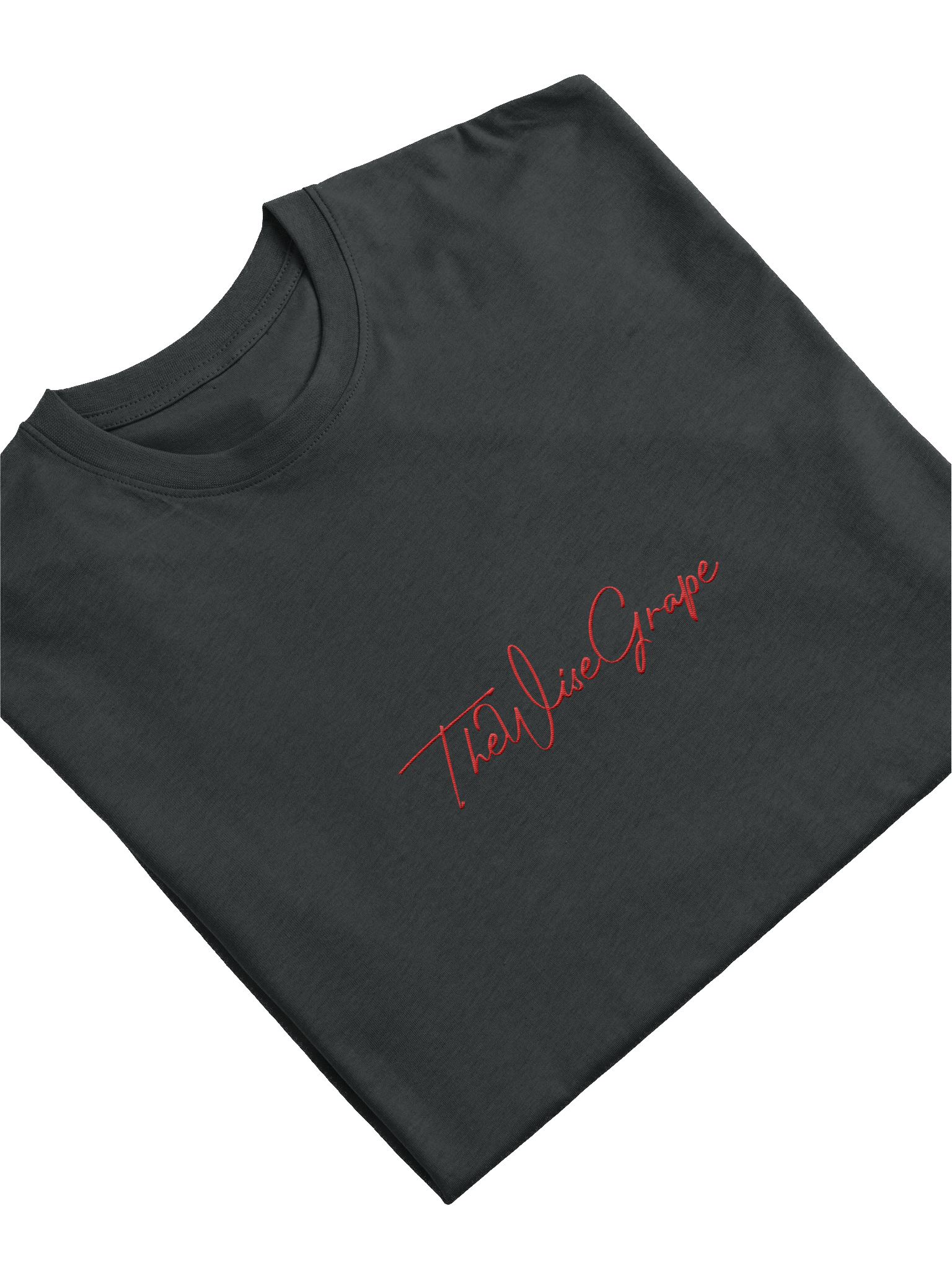 Grape Red Signature Embroidered Tee product image (3)