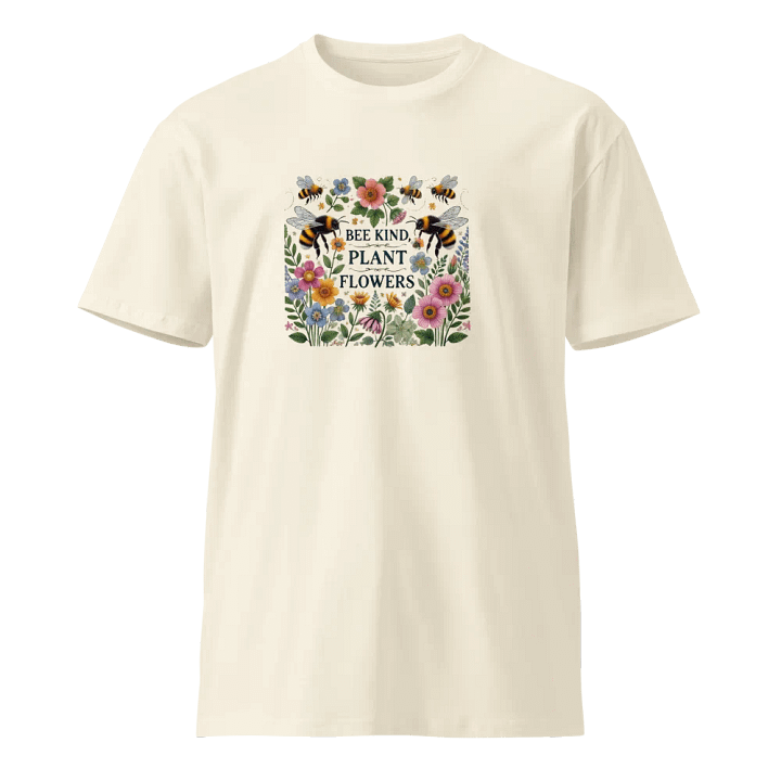 BEE KIND PLANT FLOWERS Unisex T-Shirt product image (1)