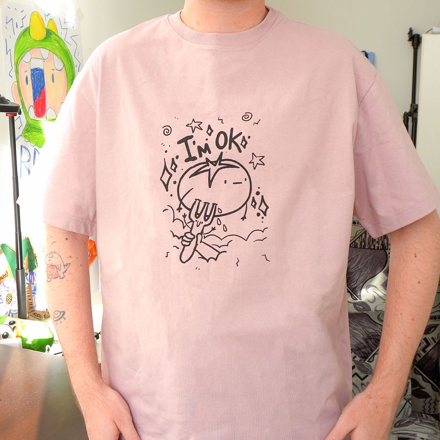I'M OK T-Shirt Pink product image (1)