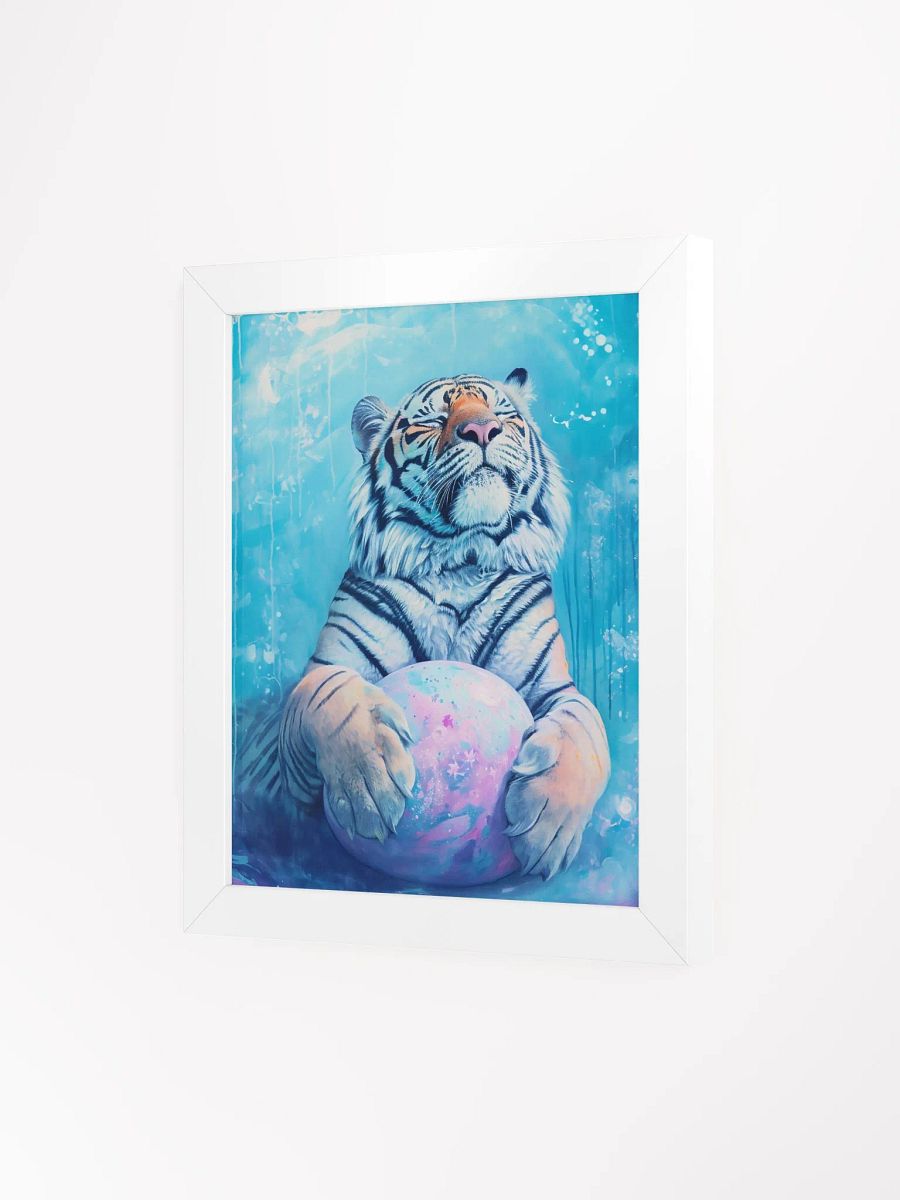 Thoughtful Tiger Globe Art Print product image (3)