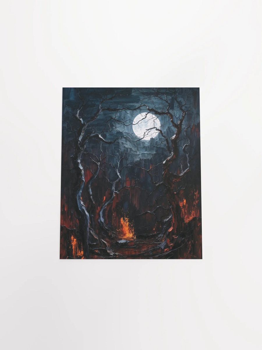 Ethereal Glow Forest Poster product image (27)