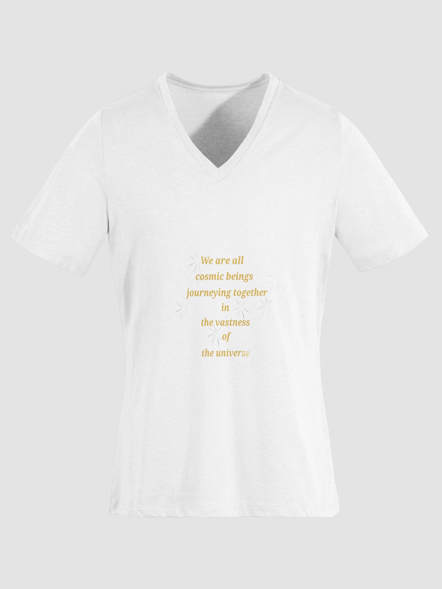 Cosmic Journey Relaxed V-Neck Tee product image (3)