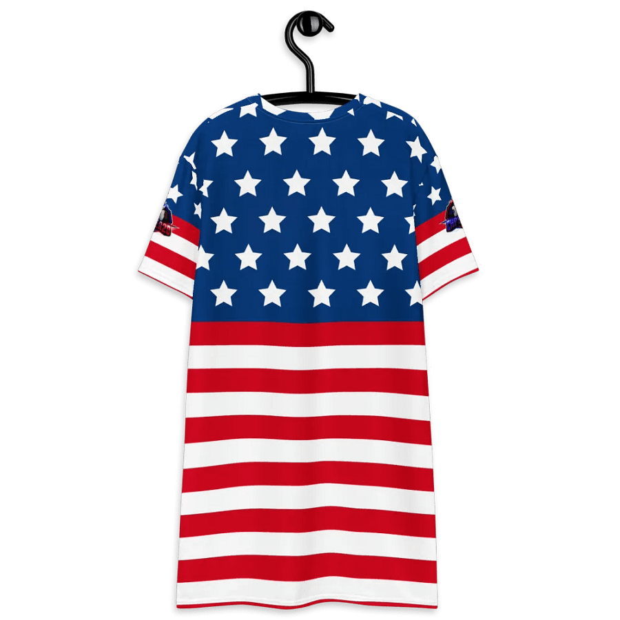 MOMMAWOLFCAT All-Over Print T-Shirt Dress product image (8)