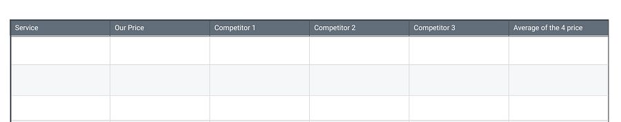 Car Detailing Pricing Worksheets product image (2)