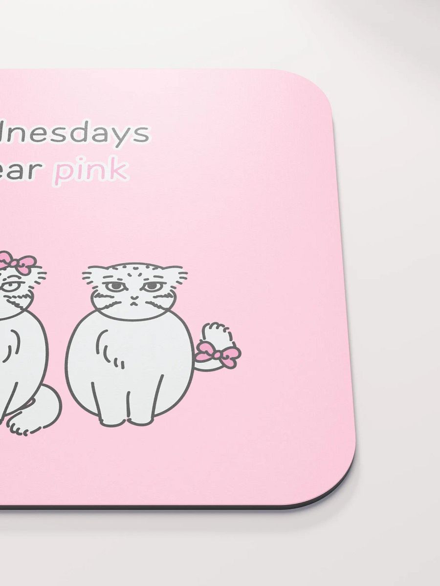 Pink Wednesdays Manul Ver. 2 - Mousepad product image (5)