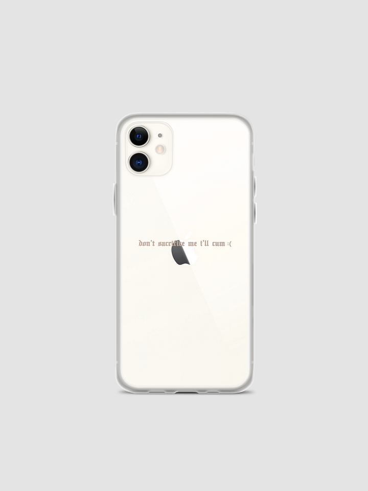 'don't sacrifice me I'll cum' iPhone® case (all sizes) VERSION 1 product image (2)