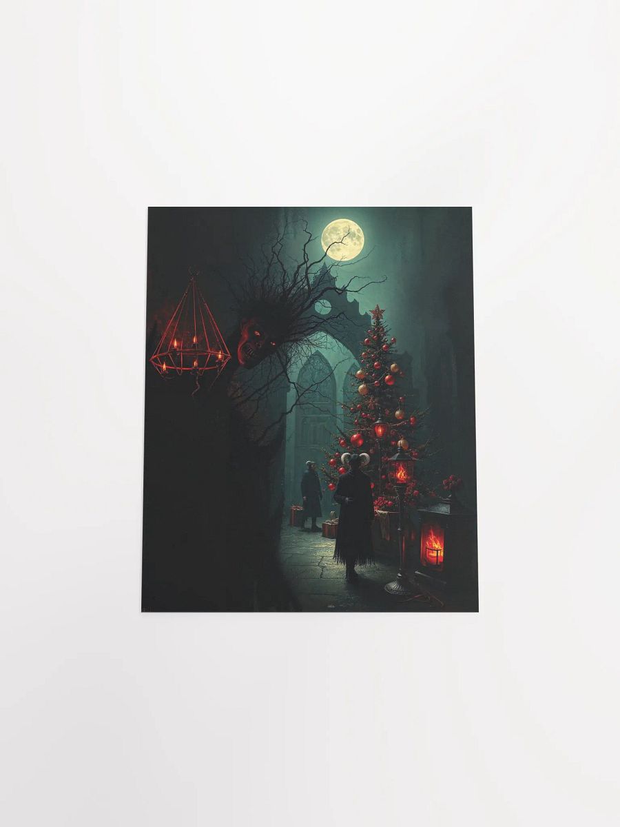 Creepy Gothic Christmas Moonlight Poster product image (27)