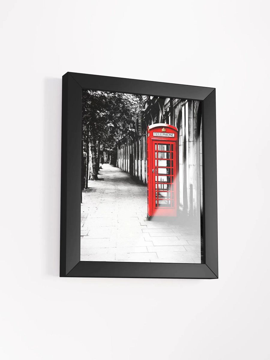 London Calling – Red British Telephone Box Framed Poster product image (36)