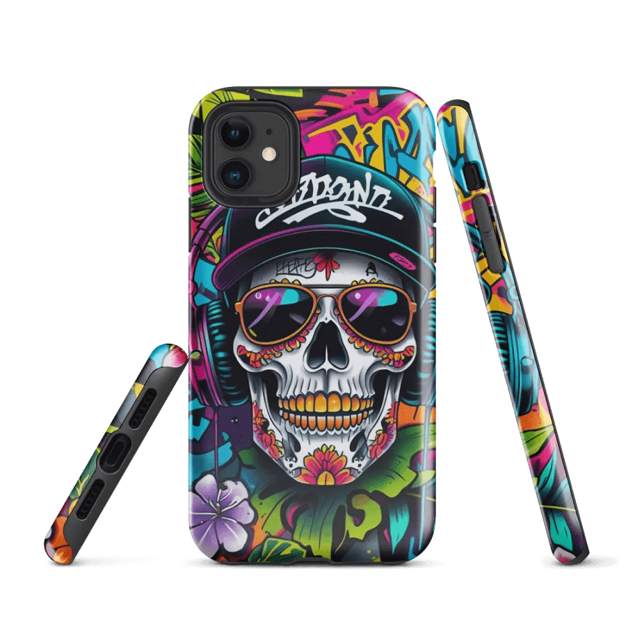 Graffiti Skull Tough iPhone® Case product image (1)