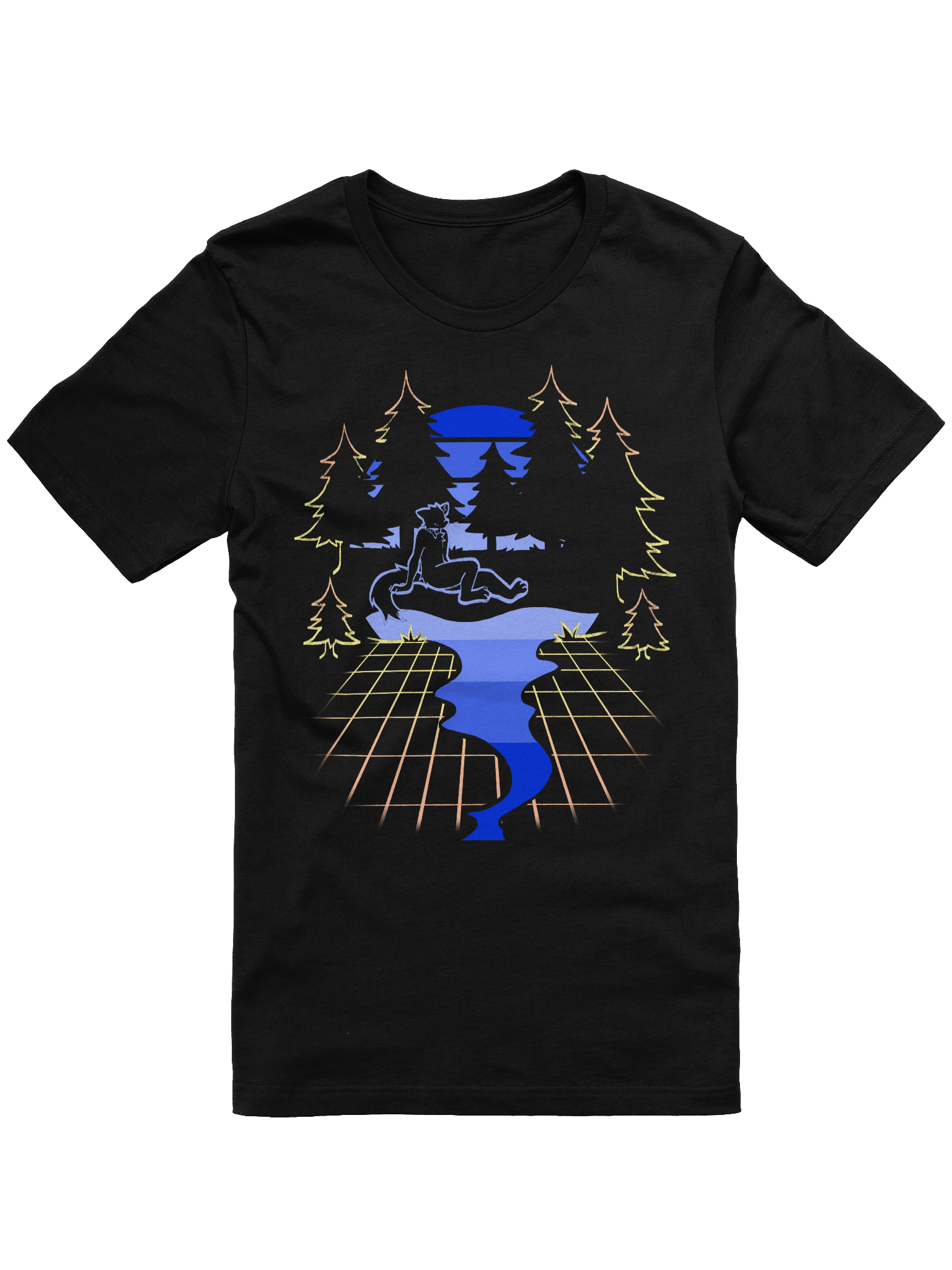 Vapourwave Skyks t-shirt (dark edition) product image (1)