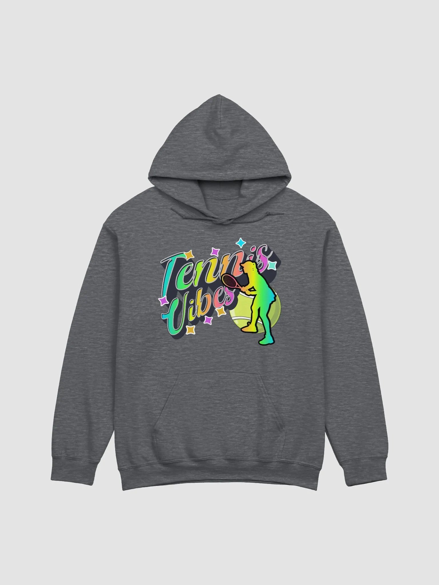 Tennis Vibes Female Neon Classic Hoodie product image (3)