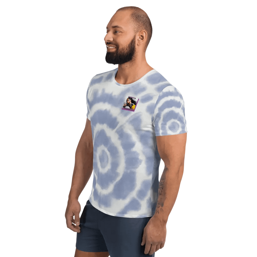 Ripple Effect All-Over Print Athletic Tee product image (4)