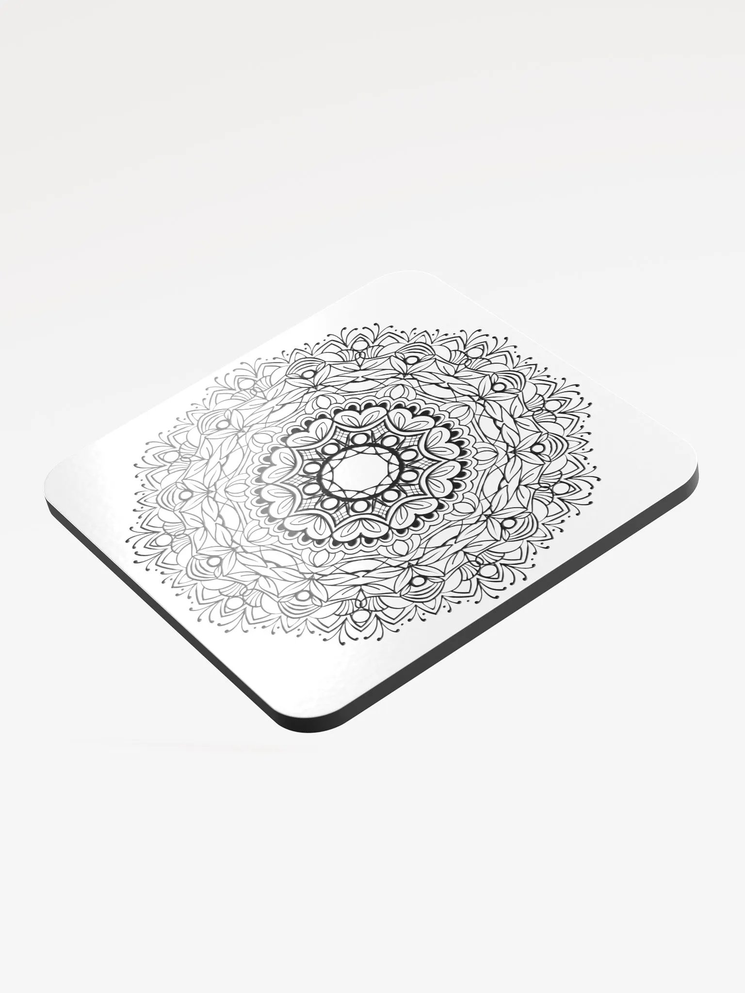 Mandala Monochrome Coaster Set product image (3)