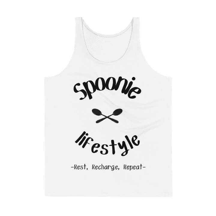 Spoonie Lifestyle- Rest, Recharge, Repeat Tank Top (Men's) product image (1)