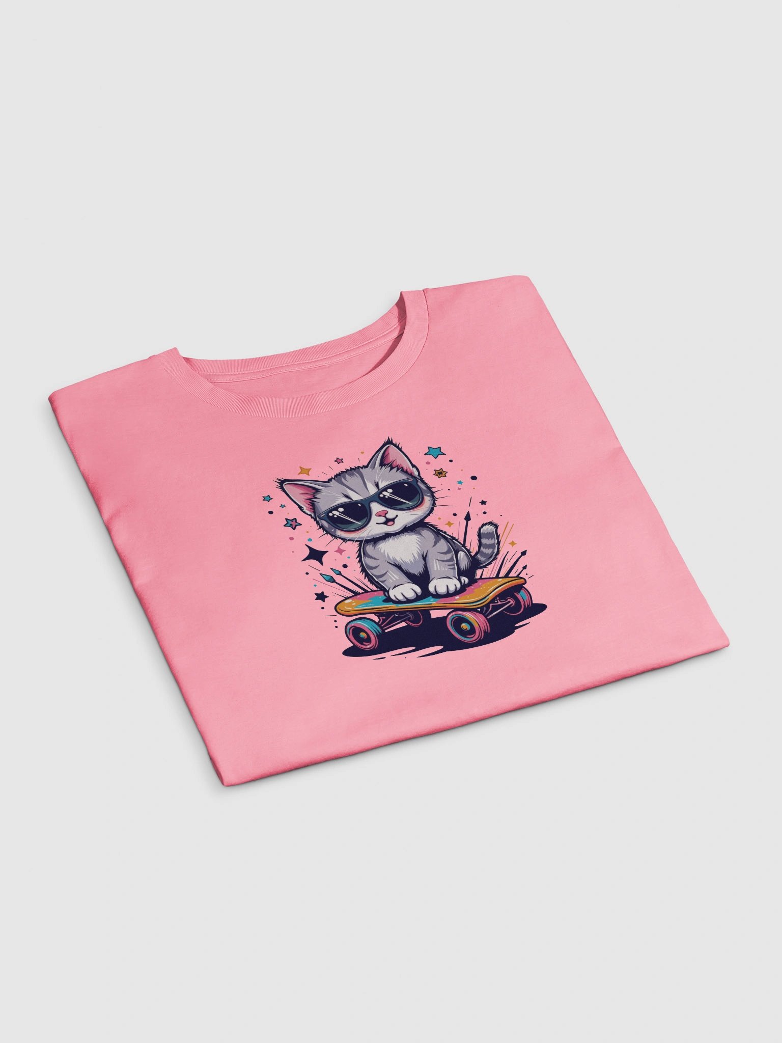 Cool Cat Skateboard Crop Top product image (12)