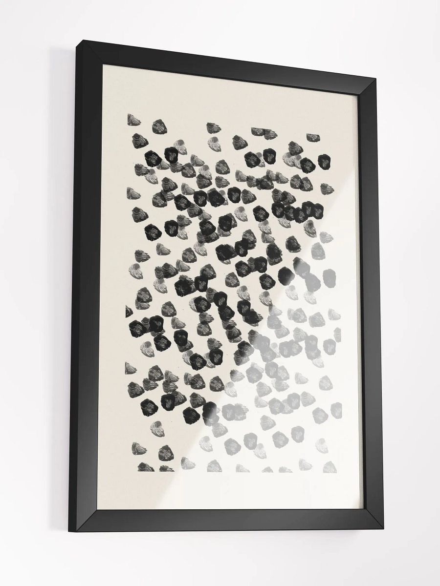 Eclectic Circles Framed Matte Poster | A Playful Fusion of Abstract Forms and Modern Design product image (4)