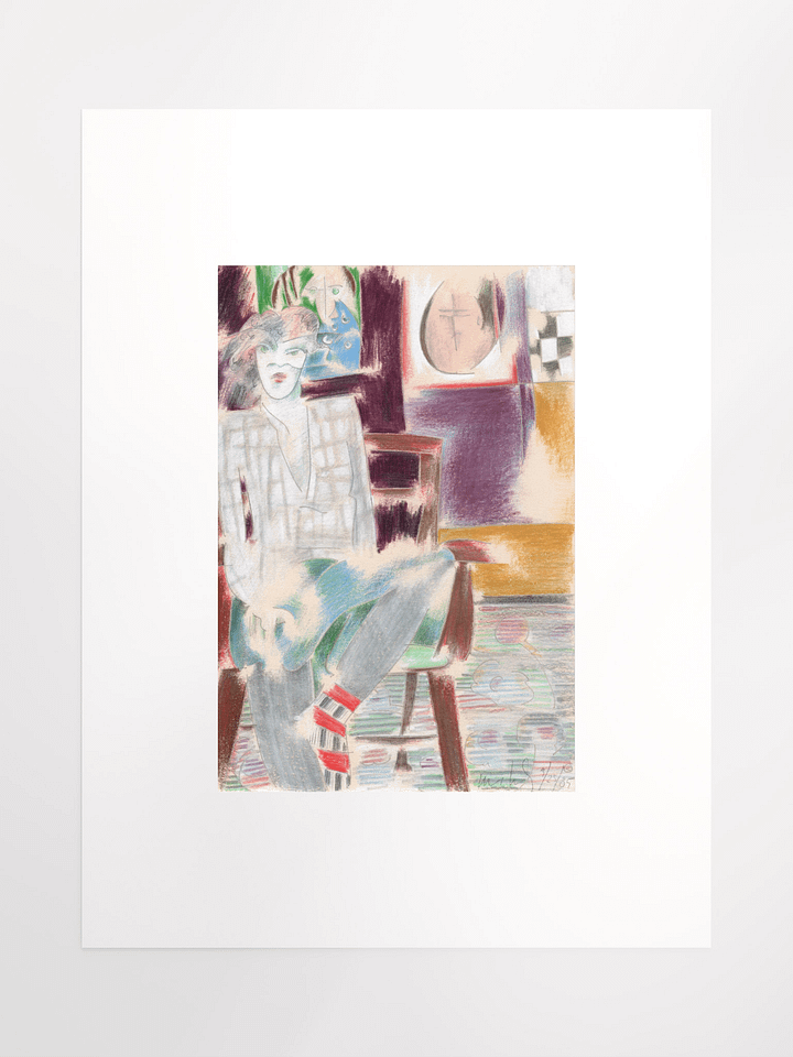 Woman in Chair 03.25.85 print product image (2)