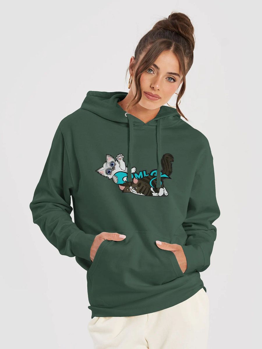 Independent Trading Co. Midweight Hoodie: Luigi & Ariel Logo product image (40)