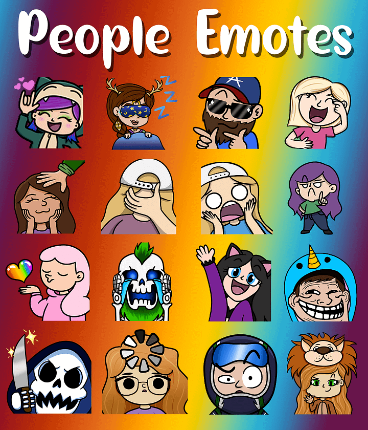 3 Emote Pack (Static) product image (2)