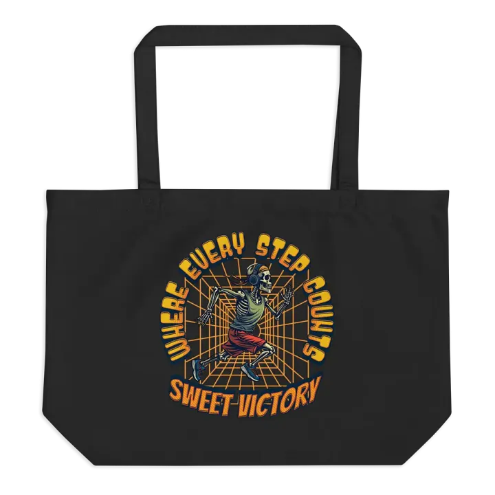 Where Every Step Counts Sweet Victory Runner Skeleton Tote product image (1)