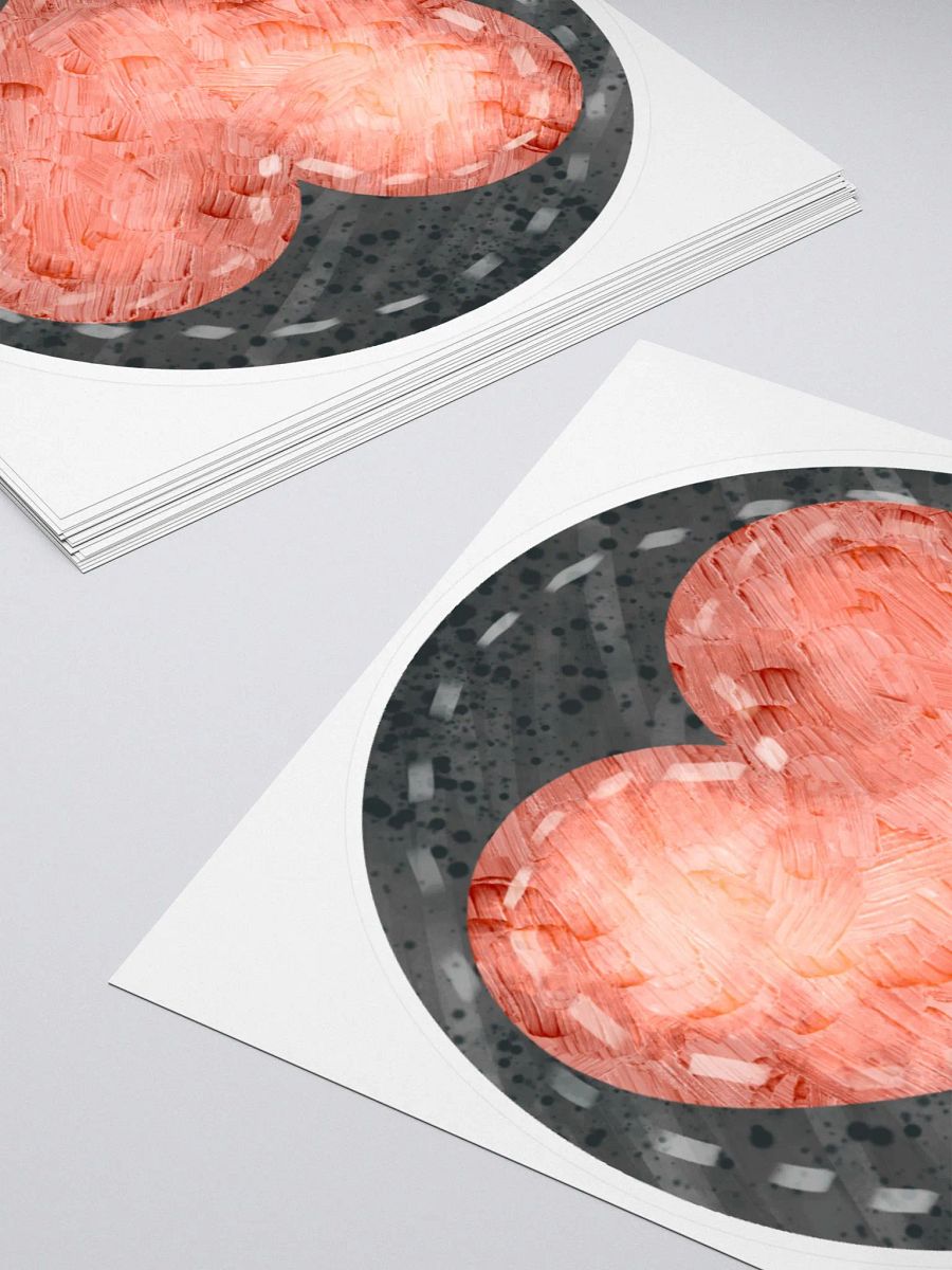 Painted Heart Sticker product image (4)