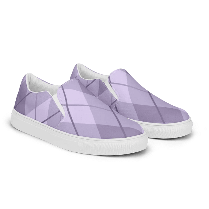 Lilac Argyle Women's Slip-Ons product image (2)