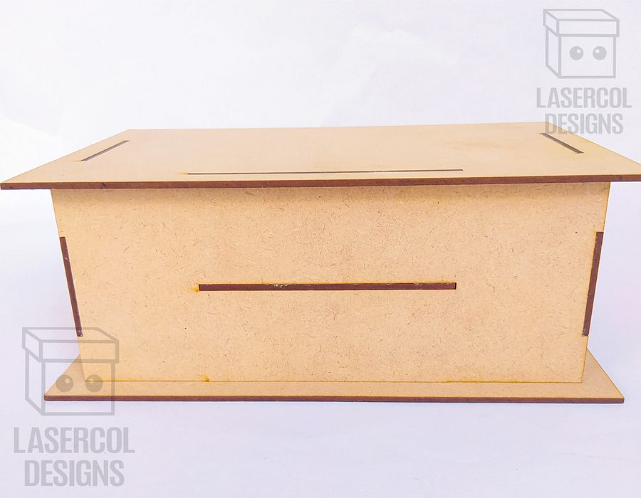 2 Drawers Desk Organizer - Laser Cut Files product image (7)