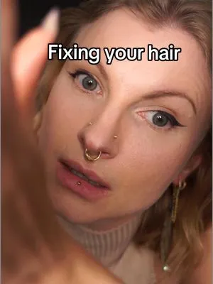 let me fix yiur hair for you! #hairasmr  #asmrpersonalattention #asmrhair #sleepaid #relaxingvideos 