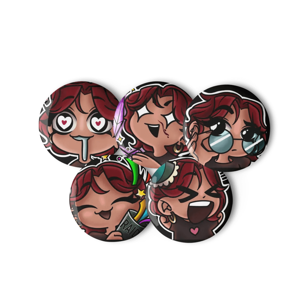 AliMyGuy Emote Pin Set product image (3)