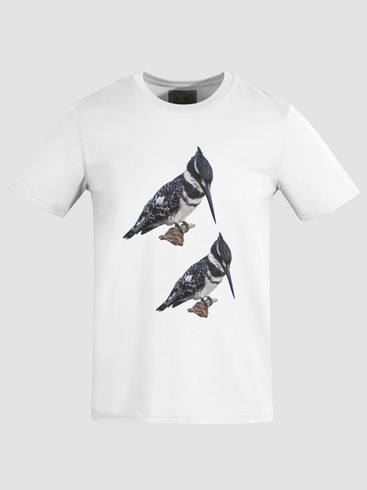 Pied Kingfisher Organic Cotton T-Shirt -plain product image (1)